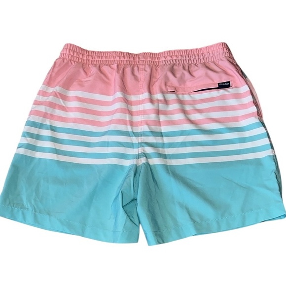 Chubbies Pink Blue Stretch Swim Shorts Size Large NWOT - Picture 5 of 8